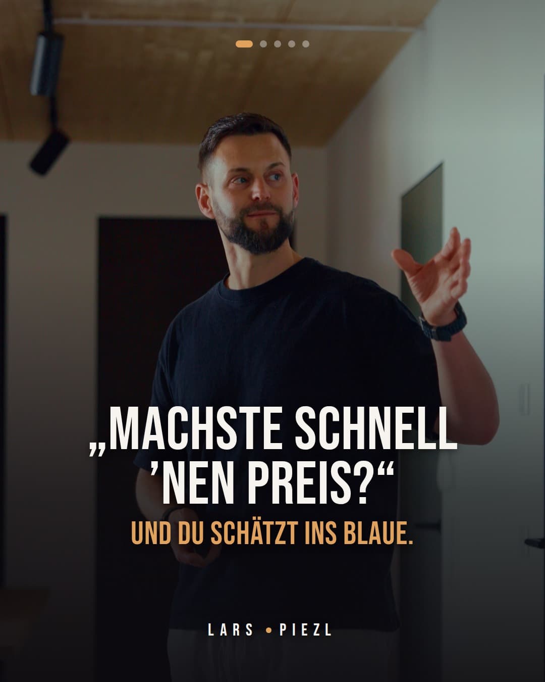 „Machste mir schnell 'nen Preis?" — den Satz hörst du auf jeder Baustelle.