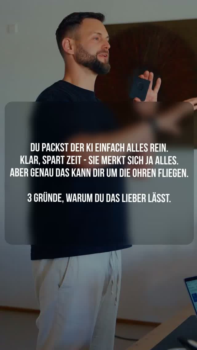 Kurz die drei Gründe — und am Ende die eine Regel, mit der du safe bist: